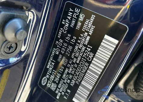 2012 Hyundai Genesis 3.8L z USA, uszkodzony, nr VIN KMHGC4DD2CU175241